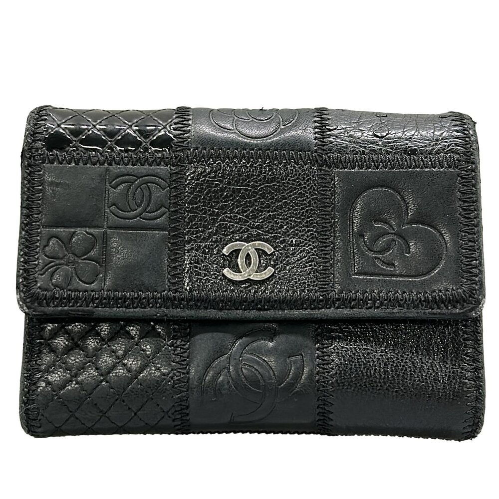Chanel Icon Other Style Wallet Leather Patent Leather
